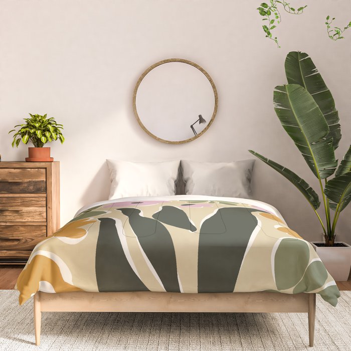 RETRO floral garden  Comforter Gallery Image 3