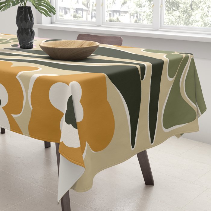 RETRO floral garden  Tablecloth Gallery Image 3