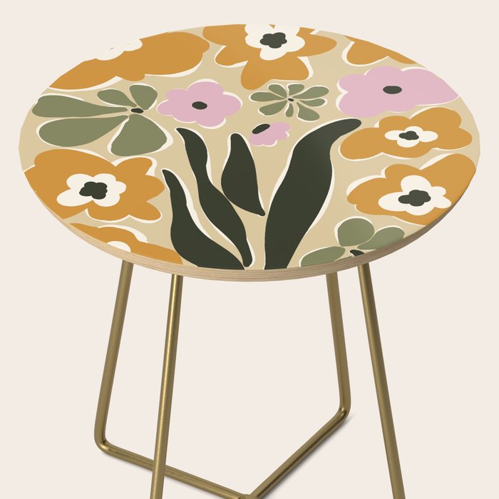 RETRO floral garden  Side Table Gallery Image 2