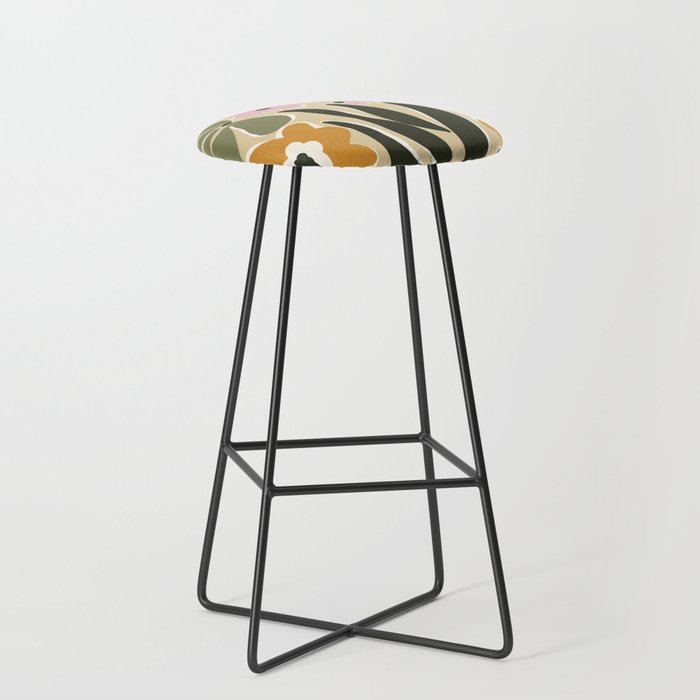 RETRO floral garden  Stool Gallery Image 1