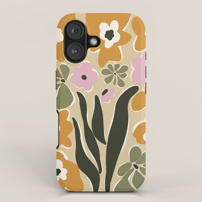 RETRO floral garden  iPhone Case Gallery Image 1