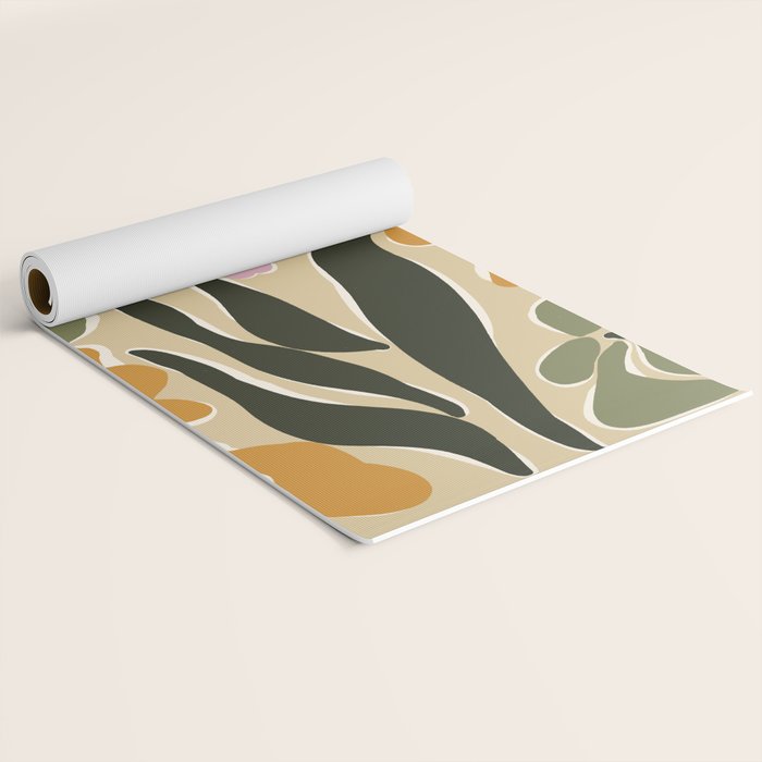 RETRO floral garden  Yoga Mat Gallery Image 2