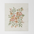 Freya Flowers Throw Blanket Gallery Image 2