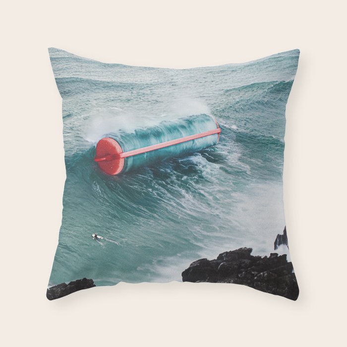 Curl Power - Waves Curler Throw Pillow Gallery Image 6