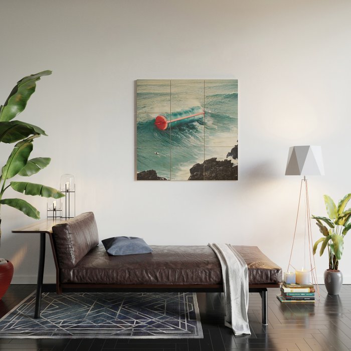 Curl Power - Waves Curler Wood Wall Art Gallery Image 2