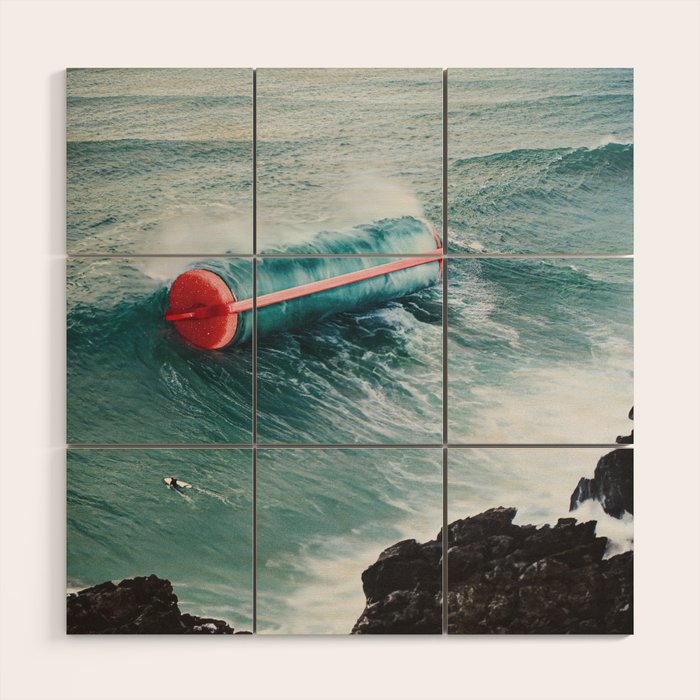 Curl Power - Waves Curler Wood Wall Art Gallery Image 1