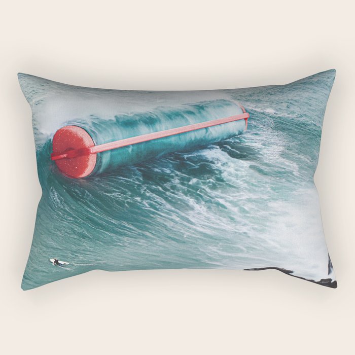 Curl Power - Waves Curler Rectangular Pillow Gallery Image 1