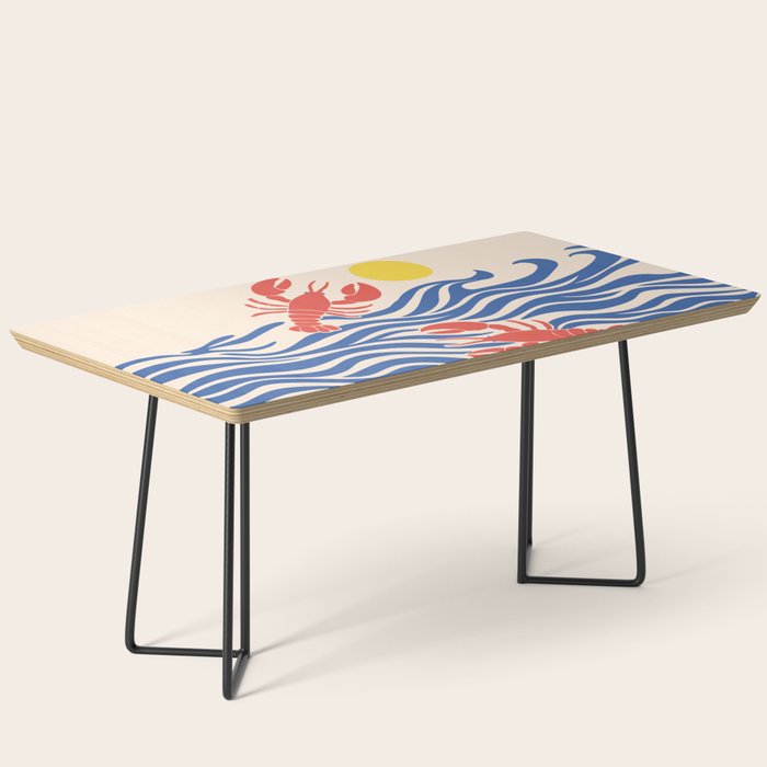 Lobsters Frolicking in the Ocean Waves Coffee Table Gallery Image 1