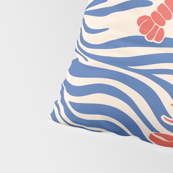 Lobsters Frolicking in the Ocean Waves Pillow Sham Gallery Image 4