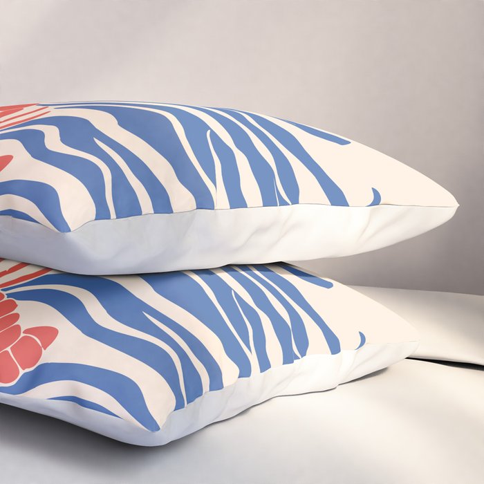 Lobsters Frolicking in the Ocean Waves Pillow Sham Gallery Image 3