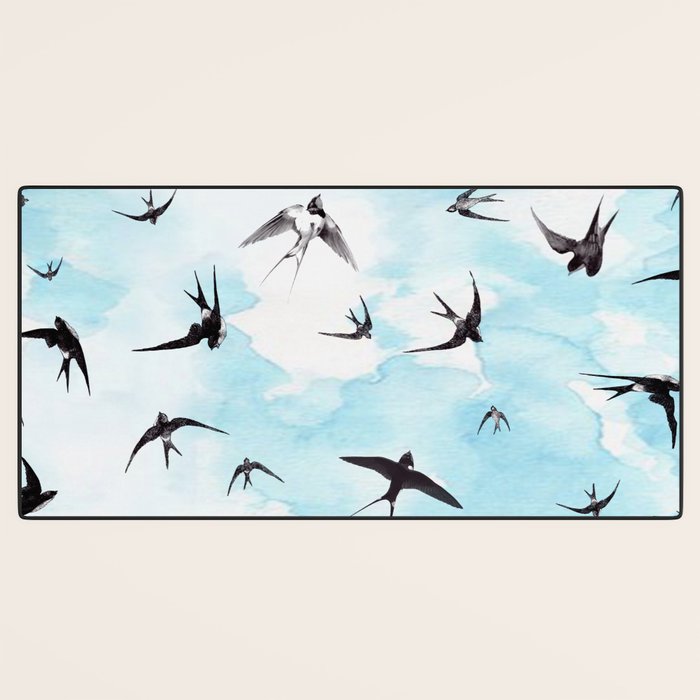 Swallows Desk Mat Gallery Image 3