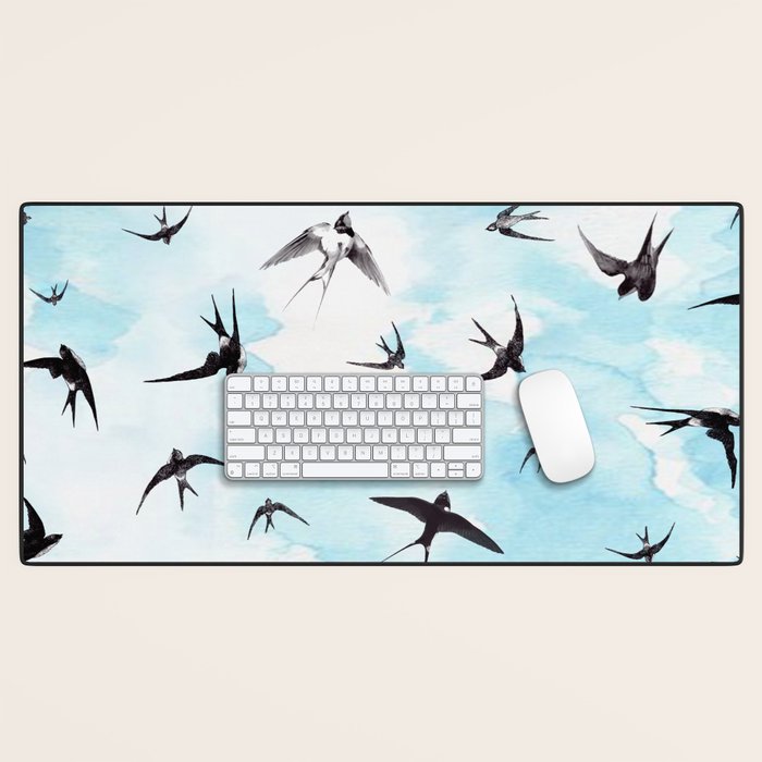 Swallows Desk Mat Gallery Image 1