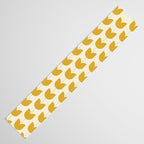 Spring Tulips II Yellow Mid Century Flowers Table Runner Gallery Image 3