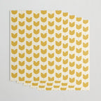 Spring Tulips II Yellow Mid Century Flowers Wrapping Paper Gallery Image 3