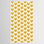Spring Tulips II Yellow Mid Century Flowers Tablecloth Gallery Image 2