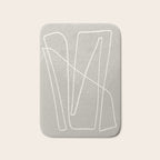 abstract graphic line intertwining Bath Mat Gallery Image 1