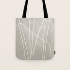 abstract graphic line intertwining Tote Bag Gallery Image 1