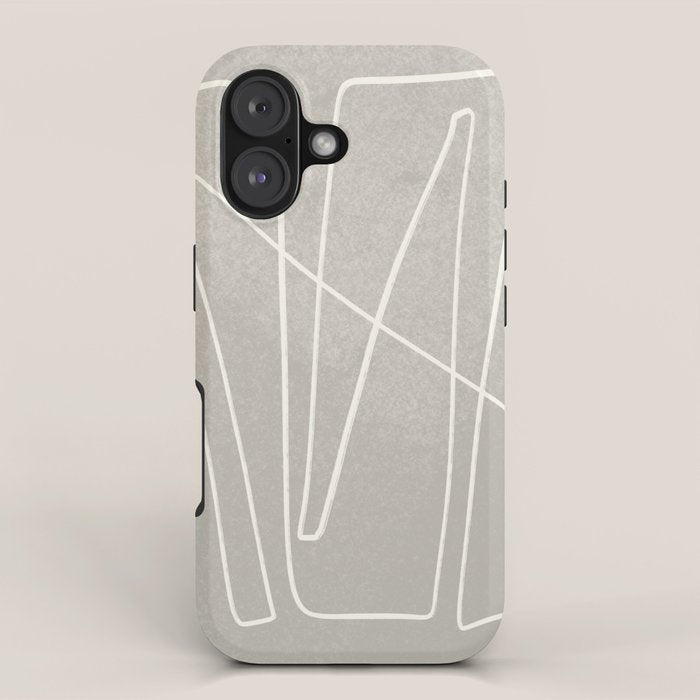 abstract graphic line intertwining iPhone Case Gallery Image 1