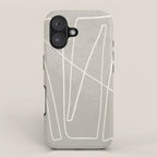 abstract graphic line intertwining iPhone Case Gallery Image 1
