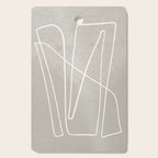 abstract graphic line intertwining Cutting Board Gallery Image 1