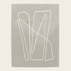 abstract graphic line intertwining Poster Gallery Image 4