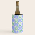 Retro Gurgle Fish Vases On Stripes - Blue And Teal Wine Chiller Gallery Image 3