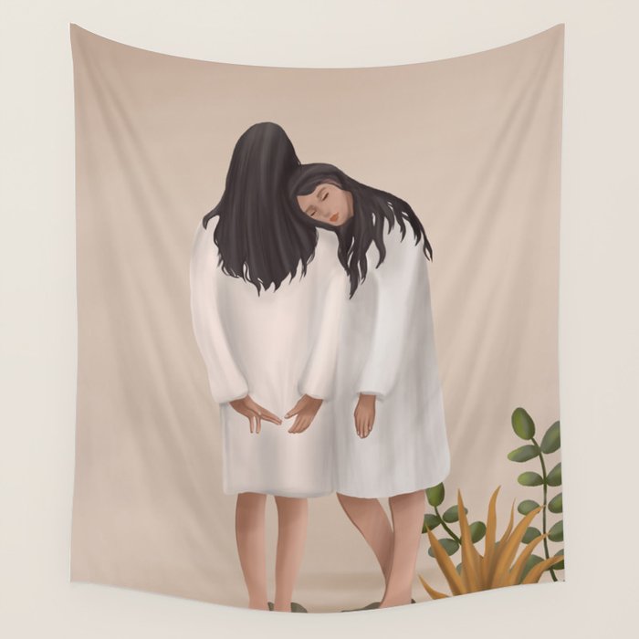 Sisters Wall Tapestry Gallery Image 4