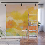 abstract spring sun Wall Mural Gallery Image 1