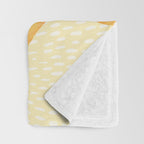 Vintage Tropical Flower Print Throw Blanket Gallery Image 3