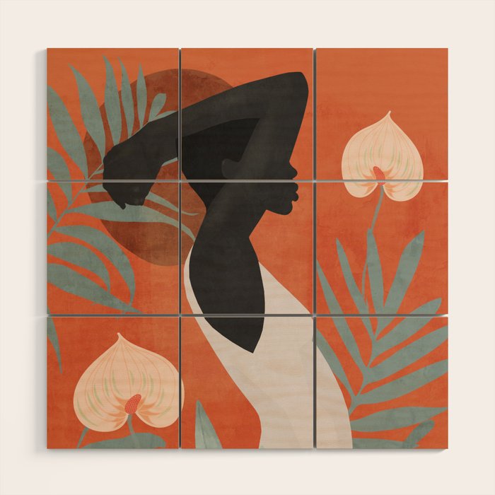 Tropical Girl 41 Wood Wall Art Gallery Image 1