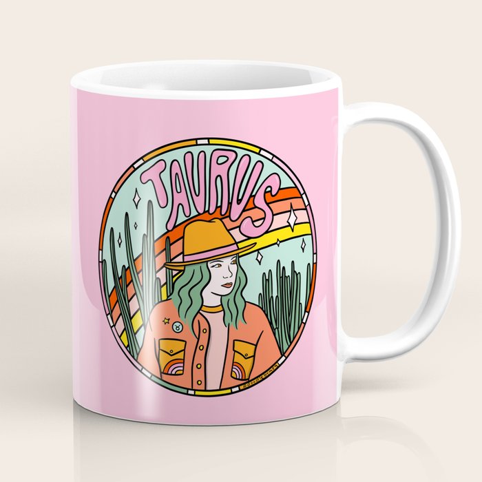 Taurus Cowgirl Coffee Mug Gallery Image 1