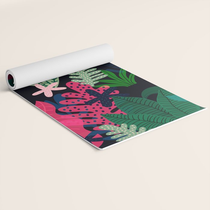 Into the jungle - deep night Yoga Mat Gallery Image 2