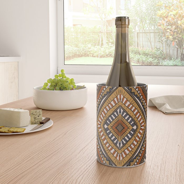 Symmetrical Pattern Wine Chiller Gallery Image 4