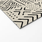 Line Mud Cloth // Bone Welcome Mat Gallery Image 2