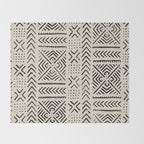 Line Mud Cloth // Bone Throw Blanket Gallery Image 2