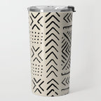 Line Mud Cloth // Bone Travel Mug Gallery Image 2