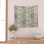 Line Mud Cloth // Bone Wall Tapestry Gallery Image 2
