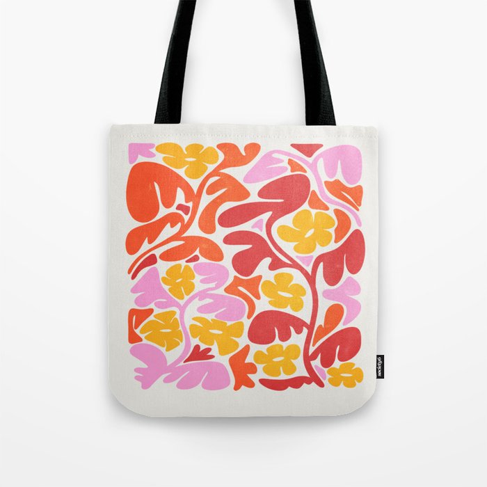 Retro Garden Tote Bag Gallery Image 1