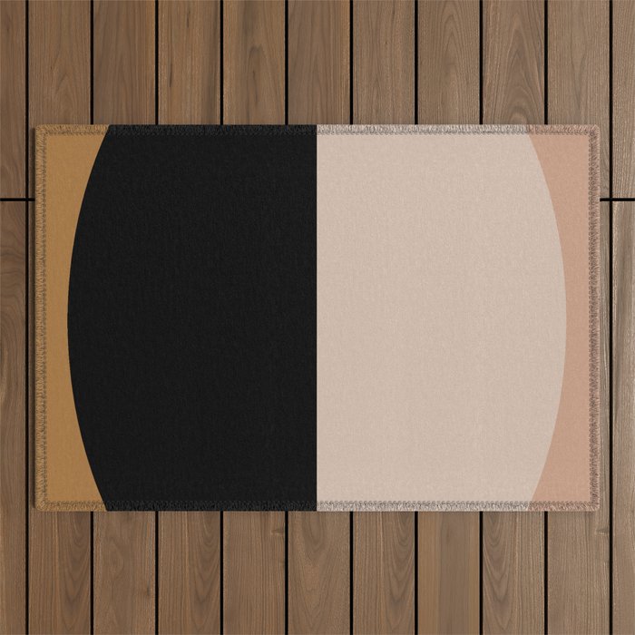 Mod Circle Abstract III Outdoor Rug Gallery Image 1
