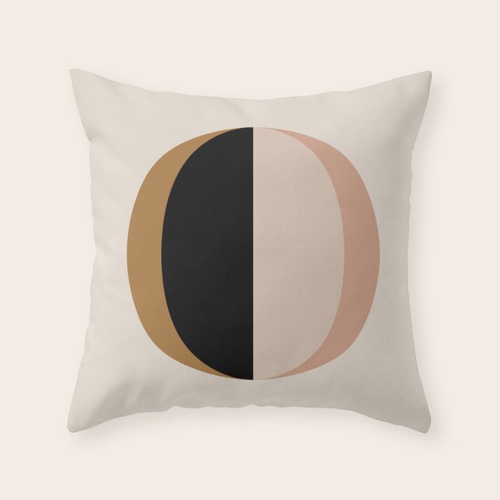Mod Circle Abstract III Throw Pillow Gallery Image 6