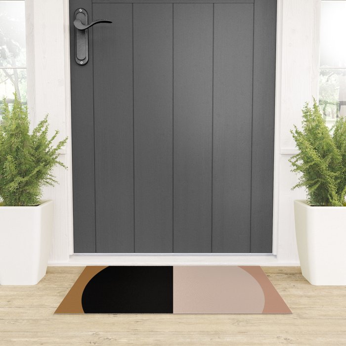 Mod Circle Abstract III Welcome Mat Gallery Image 3