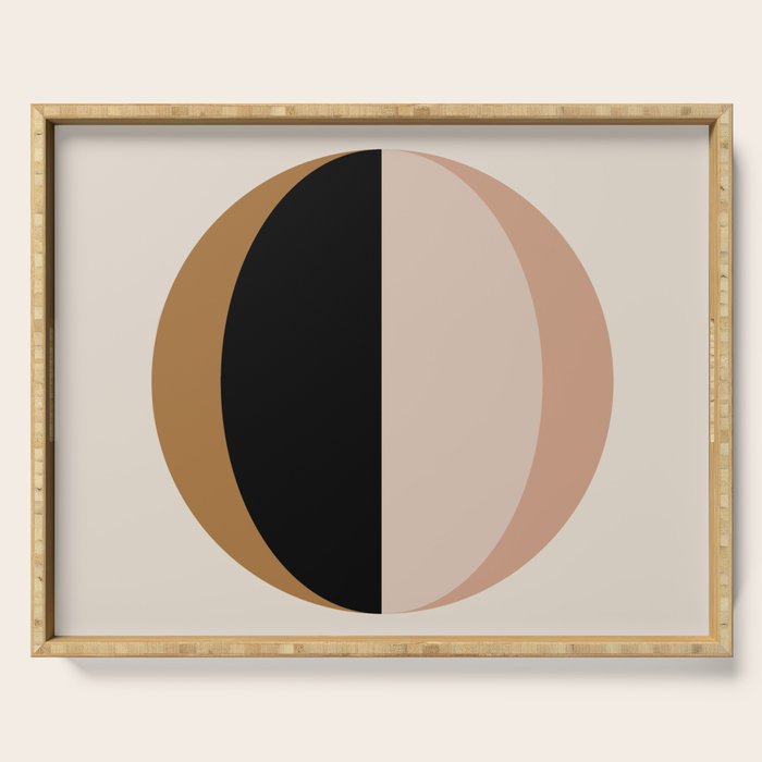 Mod Circle Abstract III Serving Tray Gallery Image 1