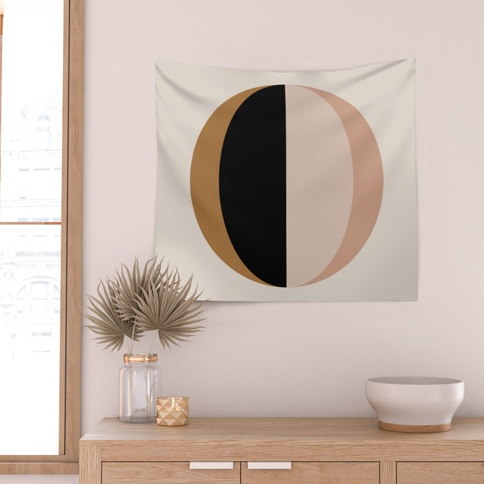 Mod Circle Abstract III Wall Tapestry Gallery Image 2