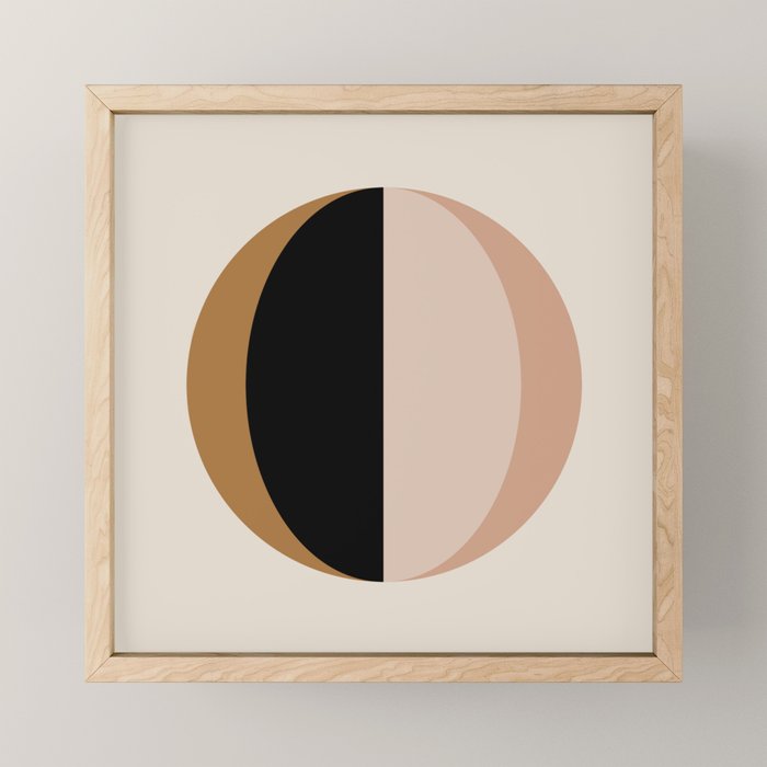 Mod Circle Abstract III Mini Art Print Gallery Image 1
