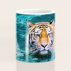 Tiger in Water Coffee Mug Gallery Image 4