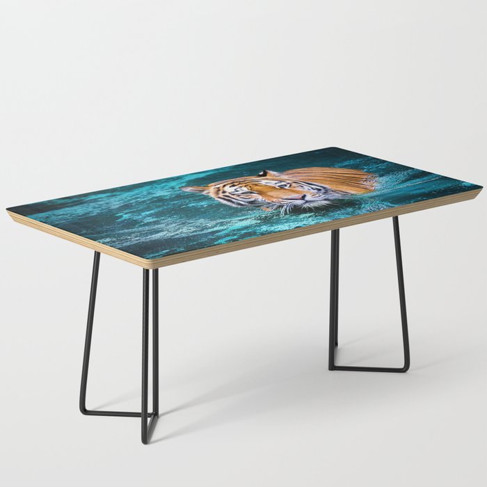 Tiger in Water Coffee Table Gallery Image 1