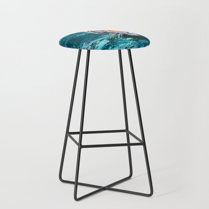 Tiger in Water Stool Gallery Image 1