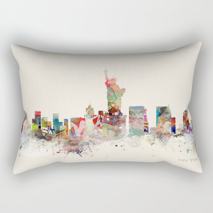 new york city Rectangular Pillow Gallery Image 1