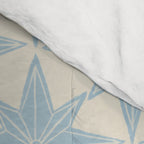 Baby Blue Paper Stars Large  Comforter Gallery Image 4