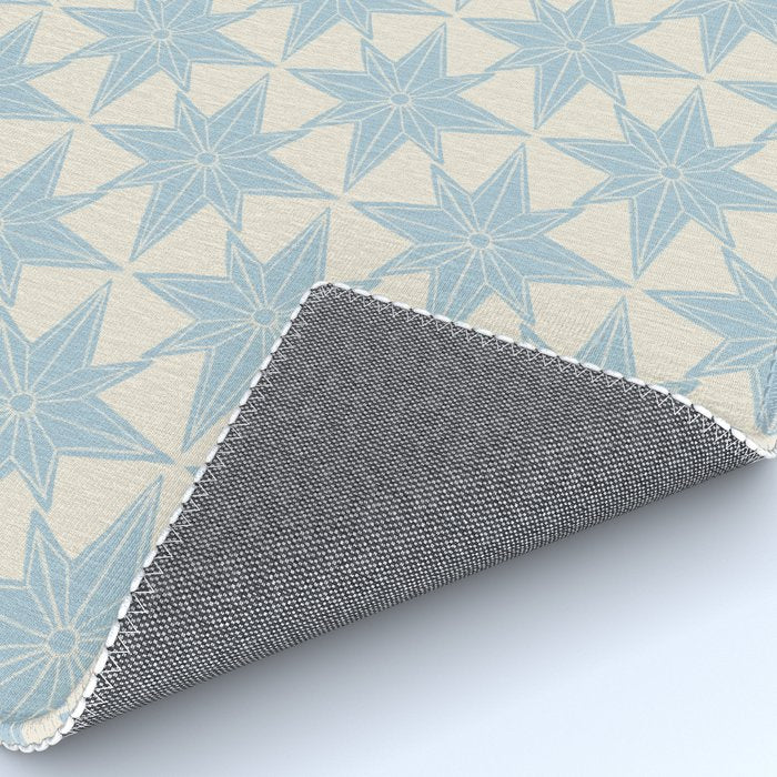 Baby Blue Paper Stars Large  Rug Gallery Image 4